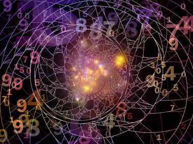 Matematik gerçeklik serisi. Sayılar, ışıklar ve Fraktal desenleri konu, matematik, eğitim ve bilim