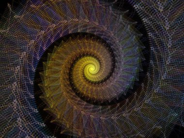 Sarmal geometri serisi. İplik girdap matematik, geometri ve bilim konusunda fraktal unsurların etkileşimi