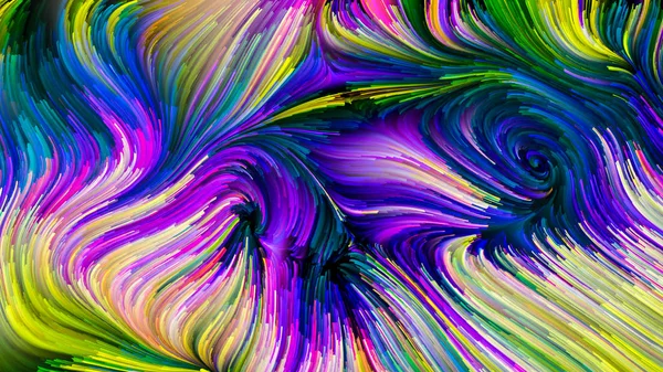 Hareket içinde renk serisi. Sanatsal soyutlama konu tasarım, yaratıcılık ve hayal gücü ekranlar ve mobil cihazlar için duvar kağıdı olarak kullanmak için akan boya izi oluşur