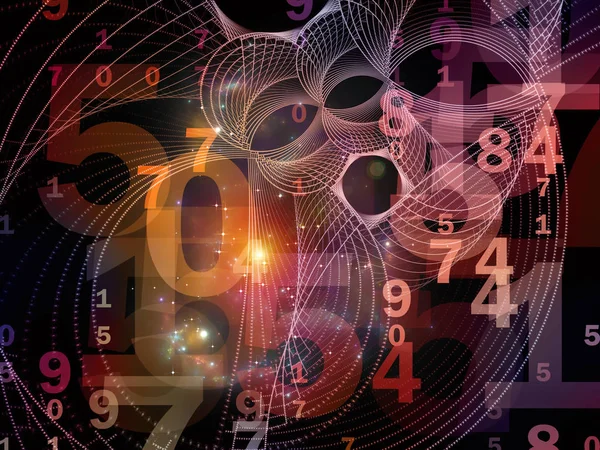 Gerçeklik Matematiği serisi. Matematik, eğitim ve bilim konularındaki sayıların, ışıkların ve fraktal örneklerin bileşimi