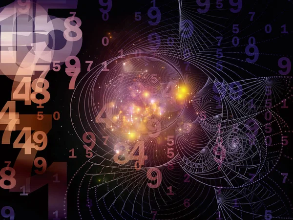 Matematik gerçeklik serisi. Sayılar, ışıklar ve Fraktal desenleri konu, matematik, eğitim ve bilim