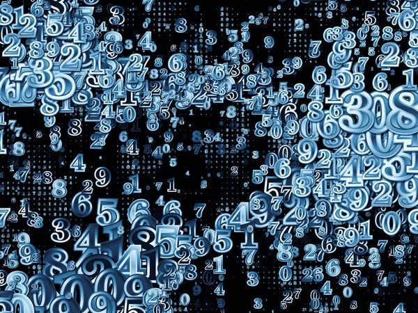 Dünya kupası. Bilim, eğitim ve modern teknoloji konularında rakamlardan ve fraktal elementlerden oluşan soyut tasarım