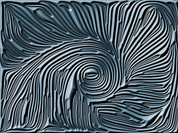 Криві Серії Природи Аранжування Рельєфного Візерунка Синього Рельєфу Тему Геометрії — стокове фото