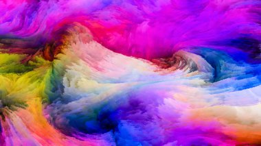 Hareket içinde renk serisi. Zemin akan boya desen oluşmaktadır ve tasarım, yaratıcılık ve hayal gücü ekranlar ve mobil cihazlar için duvar kağıdı olarak kullanmak için projelerde kullanıma uygun