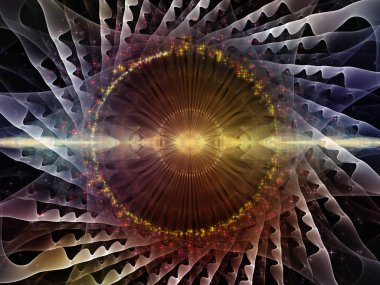 Dalga fonksiyonu serisi. Soyut kompozisyon renkli sinüs titreşimlerin, ışık ve fraktal öğeleri projelerinde uygun ses ekolayzer için ilgili müzik spektrum ve kuantum olasılık