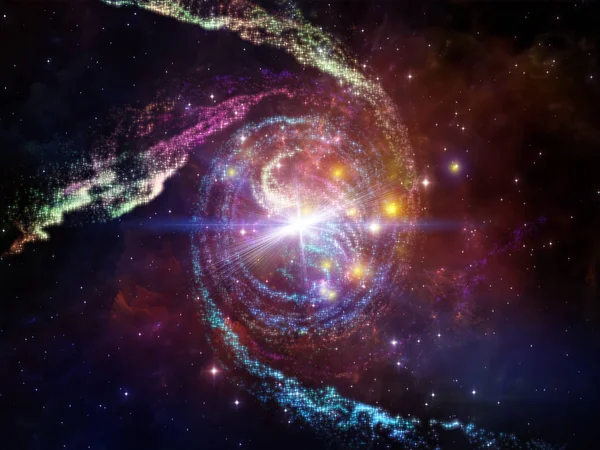 Eléments Série Cosmos Interaction Espace Des Étoiles Dans Les Domaines — Photo