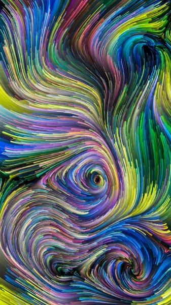 Color Motion Inglês Composição Abstrata Padrão Pintura Fluxo Para Projetos — Fotografia de Stock