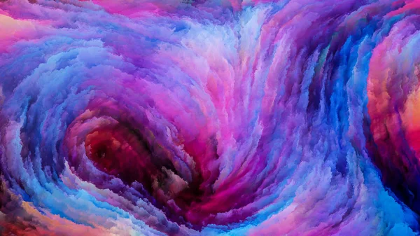 Колір Серії Русі Художня Абстракція Складається Візерунка Flowing Paint Тему — стокове фото