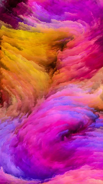 Hareket Içinde Renk Serisi Tasarım Yaratıcılık Hayal Gücü Ekranlar Mobil — Stok fotoğraf
