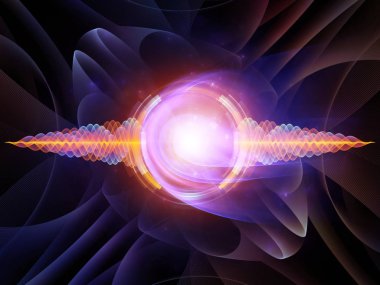 Dalga fonksiyonu serisi. Zemin oluşan renkli sinüs titreşimleri, ışık ve fraktal öğeleri için kullanma içinde ses ekolayzer, projelerde müzik spektrum ve kuantum olasılık