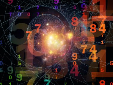 Matematik gerçeklik serisi. Sayılar, ışıklar ve Fraktal desenleri konu, matematik, eğitim ve bilim