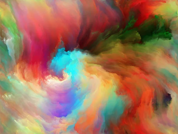 Kleur Flow Serie Samenspel Van Stromen Van Digitale Verf Het — Stockfoto