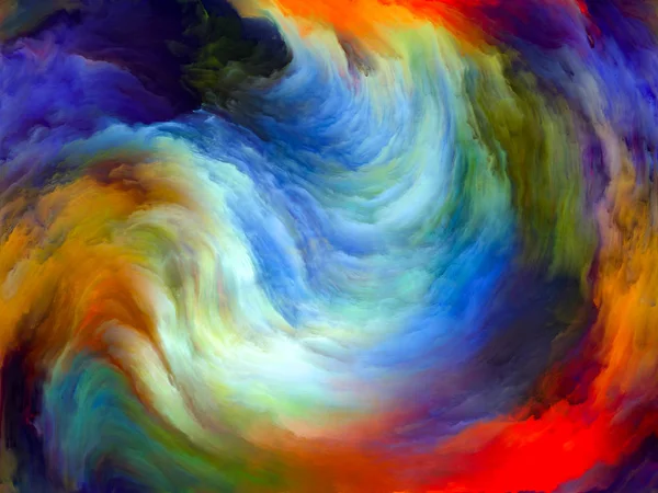 Color Flow Series Backdrop Streams Digital Paint Complement Your Design — Stock Photo, Image