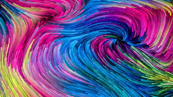 Serie Color Movimiento Composición Patrón Pintura Líquida Adecuada Como Telón —  Fotos de Stock