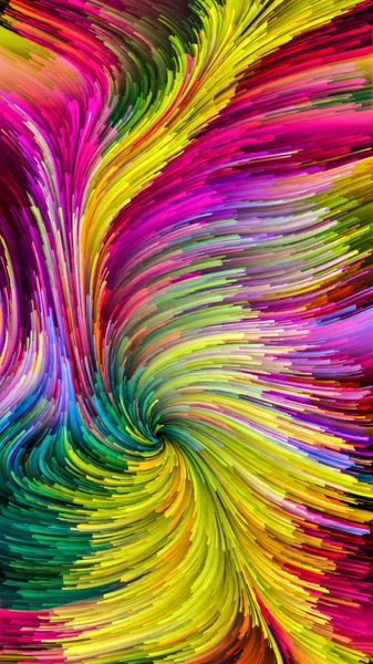 Série Color Motion Composition Motif Peinture Liquide Avec Rapport Métaphorique — Photo