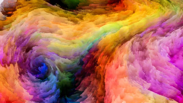 Dramma Della Serie Colors Interazione Tela Virtuale Sul Tema Del — Foto Stock