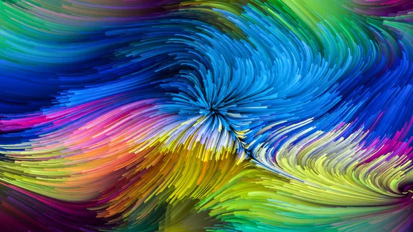 Color Motion Serien Sammansättning Flytande Färg Mönster Temat Design Kreativitet — Stockfoto