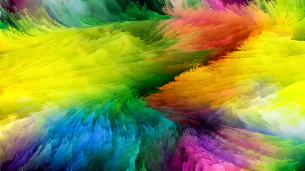 Dramma Della Serie Colors Design Composto Tela Virtuale Come Metafora — Foto Stock