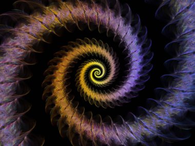 Sarmal geometri serisi. Fraktal öğeleri matematik, geometri ve bilim konusunda iplik girdap bileşimi