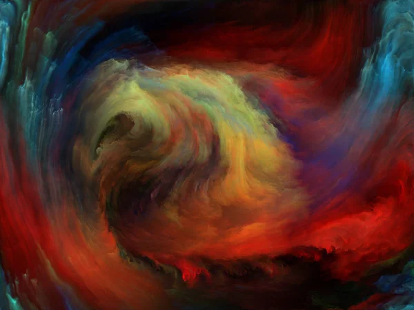 Serie Color Flow Composición Corrientes Pintura Digital Sobre Música Creatividad — Foto de Stock