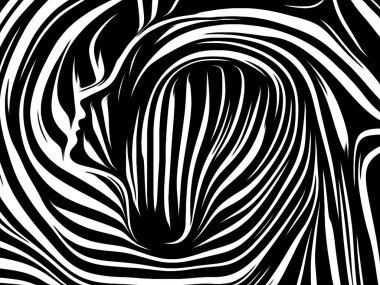 İç geometri serisi. İnsan ruhu, iç tiyatro, sanat, şiir ve Maneviyat konusundaki geleneksel gravür tarzında işlenmiş yüz insan etkileşimi