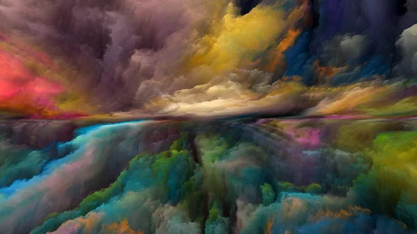 Dream Land Serie Grafische Samenstelling Van Digitale Kleuren Voor Onderwerp — Stockfoto