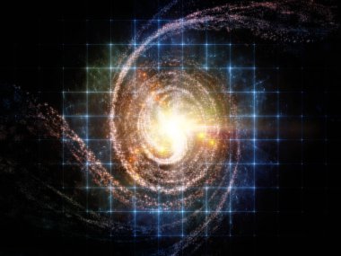 Cosmos dizi elemanları. Soyut tasarım alanı ve yıldız matematik, bilim, eğitim ve modern teknoloji konusunda yapılmış