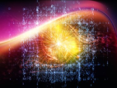 Matematik evren serisi. Görsel olarak çekici zemin basamak ve uzay unsurları düzenleri matematik, bilim, eğitim ve modern teknolojiye uygun yapılmış