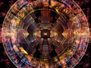 Dalga fonksiyonu serisi. Renkli sinüs titreşimlerin yaratıcı düzenleme, ışık ve fraktal öğeleri için ses ekolayzer, konunun müzik spektrum ve kuantum olasılık