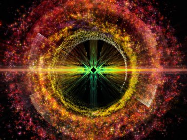 Dalga fonksiyonu serisi. Renkli sinüs titreşimlerin görsel açıdan hoş kompozisyon, ışık ve fraktal elemanları inşaat üstünde ses ekolayzer, için müzik spektrum ve kuantum olasılık