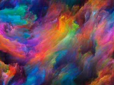 Soyut renk serisi. Kompozisyon sanat, yaratıcılık ve hayal gücü projeler için fon olarak hizmet etmek için hareket tuval üzerine renkli boya