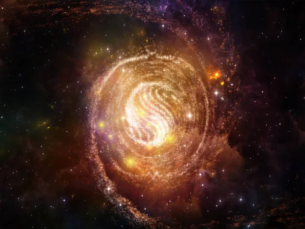 Eléments Série Cosmos Conception Abstraite Faite Espace Étoiles Sur Thème — Photo