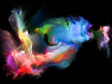 Akışı serisi renk. Zemin dijital boya streams oluşmaktadır ve müzik, yaratıcılık, hayal gücü, sanat ve tasarım projelerde kullanıma uygun