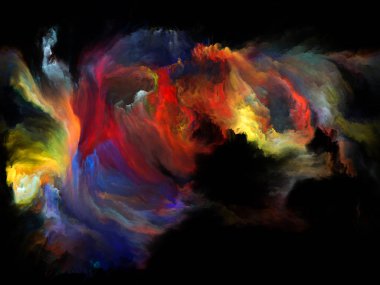 Akışı serisi renk. Zemin dijital boya streams oluşmaktadır ve müzik, yaratıcılık, hayal gücü, sanat ve tasarım projelerde kullanıma uygun