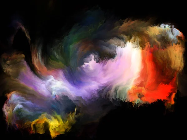 Серія Кольорових Потоків Тло Потоків Цифрової Фарби Тему Музики Творчості — стокове фото