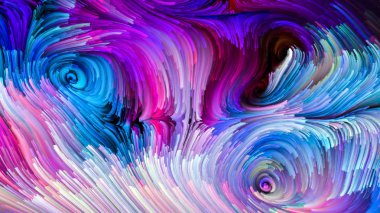 Color In Motion serisi. Sıvı boya deseninden oluşan arkaplan tasarım, yaratıcılık ve hayal gücü projelerinde ekran ve cihazlar için duvar kağıdı olarak kullanılmak üzere uygun