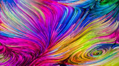 Hareket içinde renk serisi. Akan boya desen tasarım, yaratıcılık ve hayal gücü ekranlar ve mobil cihazlar için duvar kağıdı olarak kullanmak için bu konuda düzenleme