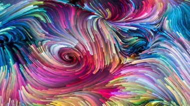 Hareket içinde renk serisi. Sıvı boya desen tasarım, yaratıcılık ve hayal gücü ekranlar ve mobil cihazlar için duvar kağıdı olarak kullanmak için projelerde kullanılmak üzere sanatsal arka plan yaptı