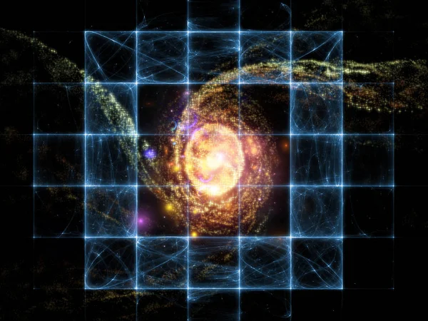 Cosmos Dizi Elemanları Zemin Alanı Yıldız Oluşmaktadır Matematik Bilim Eğitim — Stok fotoğraf