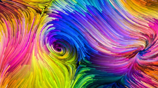 Série Color Motion Abstraction Artistique Composée Motif Peinture Liquide Sur — Photo