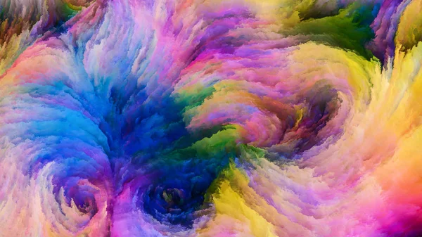 Серия Color Motion Абстрактный Дизайн Узора Flowing Paint Тему Дизайна — стоковое фото