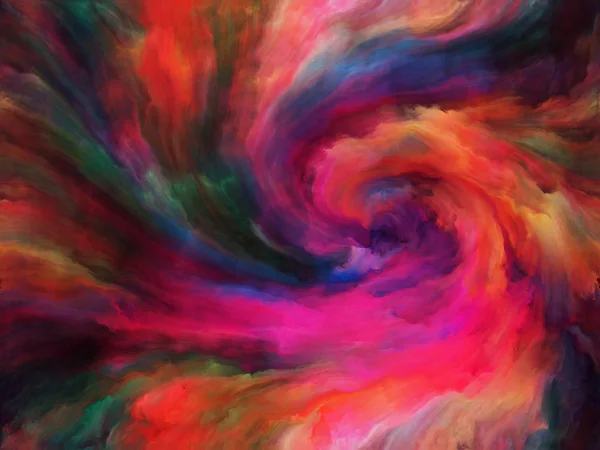 Vortex Twist Swirl Series Composition Color Movement Canvas Metaphorical Relationship — Stock Photo, Image