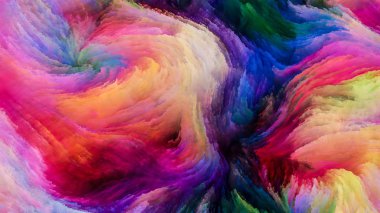 Color In Motion serisi. Ekran ve aygıtlar için kullanılacak tasarım, yaratıcılık ve hayal gücü için Akan Boya deseninin grafiksel bileşimi