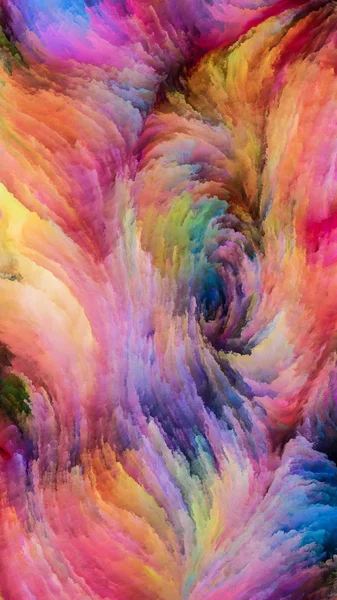 Hareket içinde renk serisi. Akan boya desen tasarım, yaratıcılık ve hayal gücü ekranlar ve mobil cihazlar için duvar kağıdı olarak kullanmak için konu için yaratıcı düzenleme