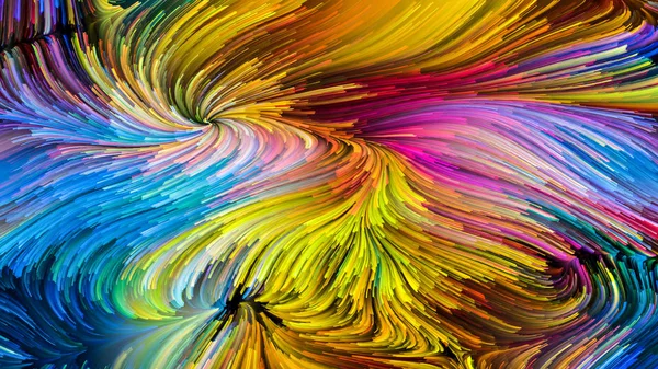 Color Motion Series Composition Liquid Paint Pattern Subject Design Creativity — Stock Photo, Image