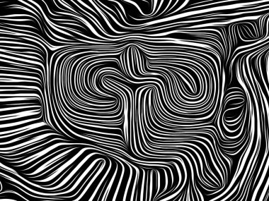 Çizgiler çapraz serisi. İnsan ruhu, Hristiyanlık, din, sanat, şiir ve Maneviyat konusunda geleneksel gravür tarzında işlenmiş soyut haç sembolü