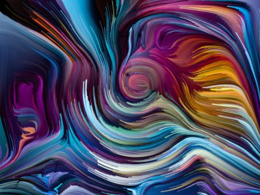 Sıvı renkli serisi. Çok renkli tasarlamak zemin boya inşaat üstünde yaratıcılık, sanat ve tasarım çizgileri