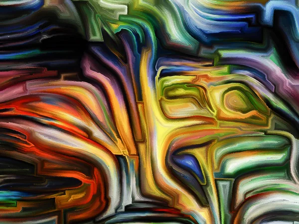 Візерунки Серії Кольорів Дизайн Тла Пофарбованого Вітражного Візерунка Тему Уяви — стокове фото