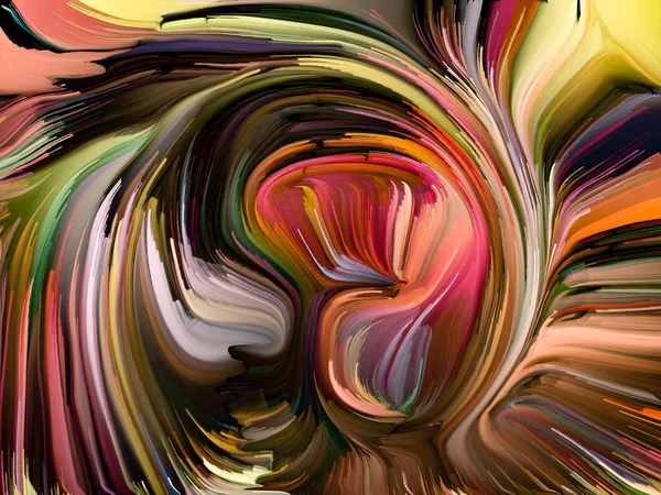 Рідкий Колір Серії Аранжування Різнокольорових Фарб Тему Творчості Мистецтва Дизайну — стокове фото