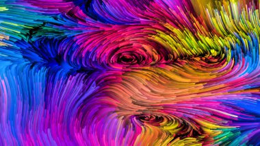 Hareket içinde renk serisi. Sıvı boya desen tasarım, yaratıcılık ve hayal gücü ekranlar ve mobil cihazlar için duvar kağıdı olarak kullanmak için bu konuda etkileşimi